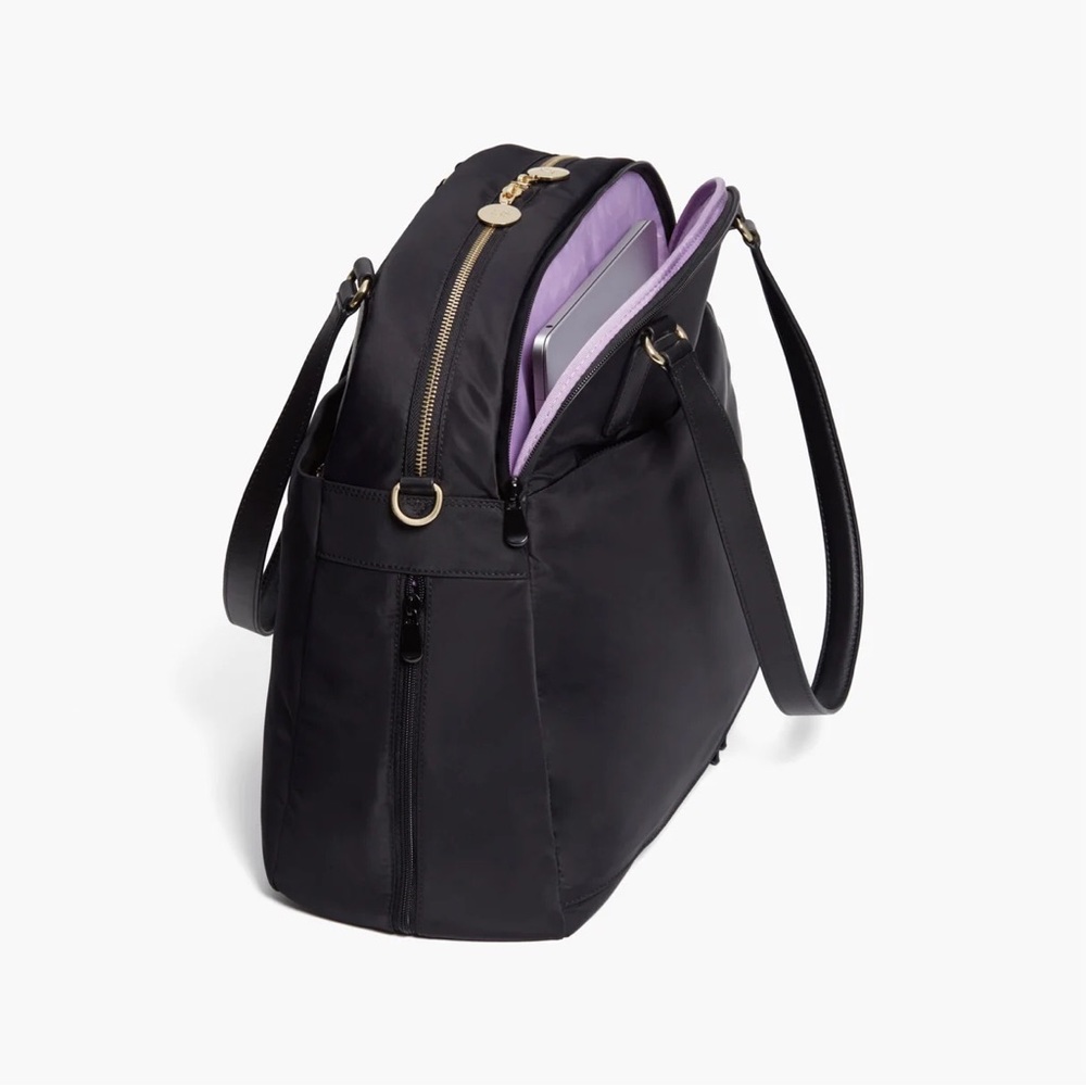 LO AND SONS - The O.G. 2 Bag (black/gold/purple)